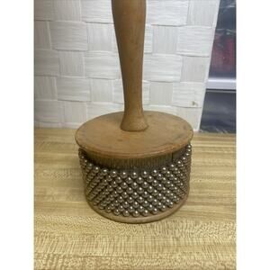 Vintage 70s Latin Percussion LP Standard Wood Metal Afuche/Cabasa Shaker